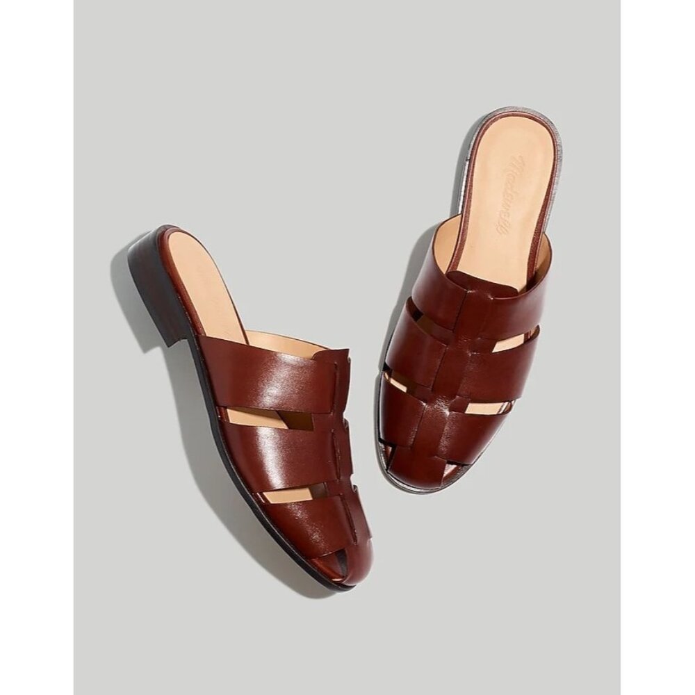 Madewell Brown Leather Flats
